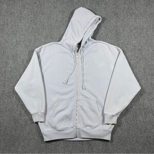 Light Blue Brandy Melville zip up hoodie One size Heavyweight Women’s A144